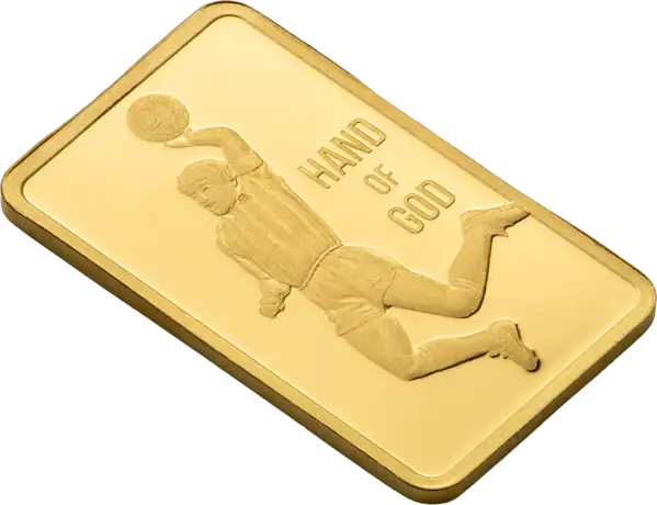 1g Diego Maradona Goldbarren | PAMP