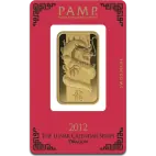 1oz Gold Bar | Lunar Dragon 2012 | PAMP Suisse
