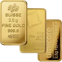 2.5g Goldbarren | LBMA