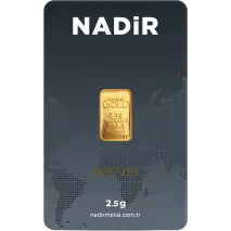 2.5g Goldbarren | Nadir | LBMA