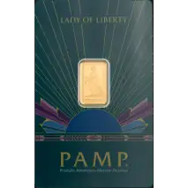 2.5g Złota Sztabka | PAMP | Lady of Liberty