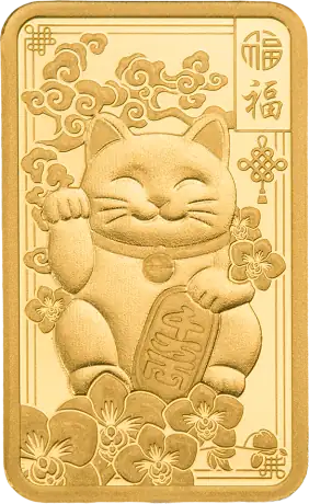 2.5g Lingot d'or | PAMP | Lucky Cat