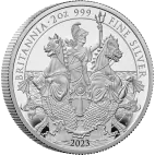 2 oz Britannia Charles III Silbermünze | Proof | 2023