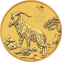 2 oz Lunar III Goat Gold Coin | 2027