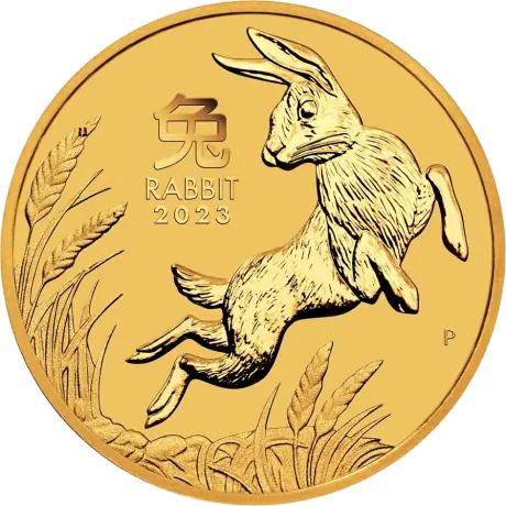 2 oz Lunar III Rabbit Gold Coin | 2023