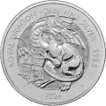 2 oz Tudor Beasts Royal Dragon Silver Coin | 2026
