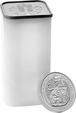 2 oz Tudor Beasts Seymour Panther | Argento | 2026