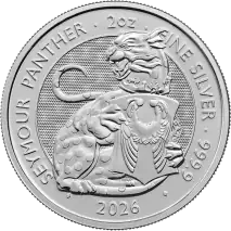 2 oz Tudor Beasts Seymour Panther | Argent | 2026