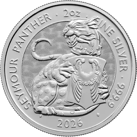 2 oz Tudor Beasts Seymour Panther | Argento | 2026