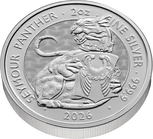 2 oz Tudor Beasts Seymour Panther | Argento | 2026