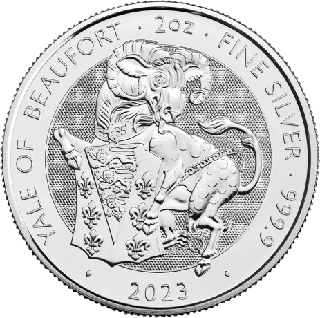 2 oz Tudor Beasts Yale of Beaufort Silver Coin | 2023