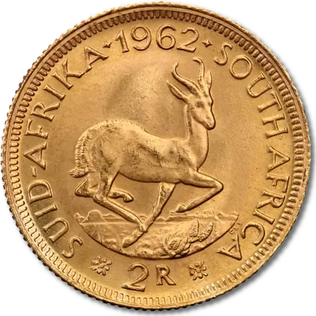 South African 2 Rand Gold Coin | 1961-1983