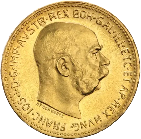20 Corona Franz-Joseph I Austria New Edition Gold Coin | 1915