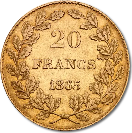 20 Franc Leopold I Belgique | Or | 1831-1865
