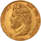 20 Franchi | Luigi FIlippo I | Marengo | Oro | 1830-1848