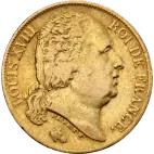 20 French Francs Louis XVIII | 2nd choice | 1814-1824