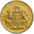 20 Mark | Ciudad Libre Hanse&aacute;tica de Hamburgo | Oro | 1875-1913
