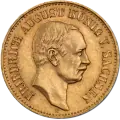 20 Mark | Roi Friedrich August III. Saxe | Or | 1904-1918