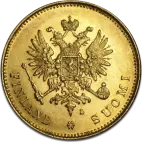 20 Markkaa Finland | Gold | 1860-1913