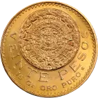 20 Mexican Pesos Azteca | Gold | 1917-1959