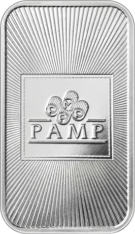 20 x 1 oz Lingotto d'Argento | PAMP | USA | Tubo