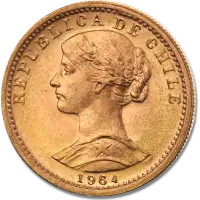 Chilean Peso Gold Coins