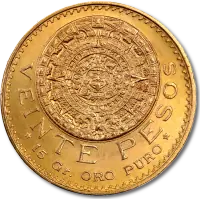 Monete d’oro Pesos Messicani 