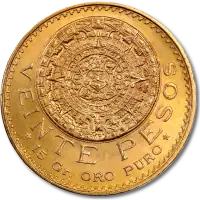 Mexikanische Peso Goldmünzen