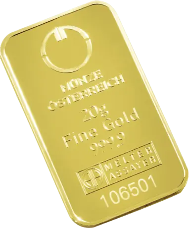 20g Gold Bar | Austrian Mint