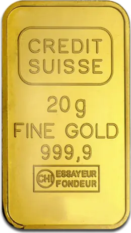 20g Gold Bar | Credit Suisse