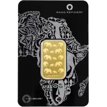20g Gold Bar | Loxodonta Africana | Rand Refinery | QR Code