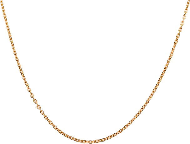 Collana Catana Rolo In Oro Giallo 10K 2,3 Mm – Lunghezza 40-50 Cm – Senza Pietre, Finitura Lucida