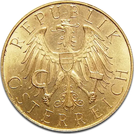 25 Austrian Schilling | Gold | 1926-1938