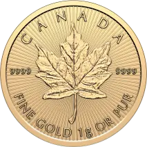 25 x 1g MapleGram Gold | 2026