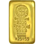 250g Goldbarren | Argor-Heraeus | Gegossen