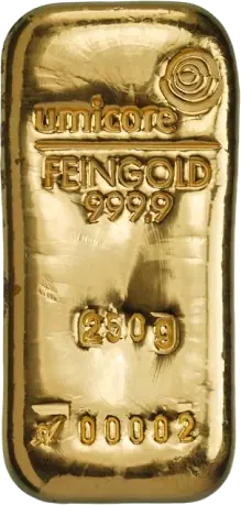250g Gold Bar | Umicore