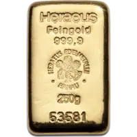 250g Gold Bars