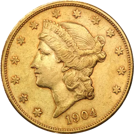 20 Dollar Double Eagle "Liberty Head" | Gold | 1850-1907