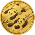 30g Panda Chinois | Or | 2022