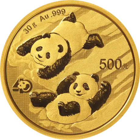 30g Panda Cinese | Oro | 2022