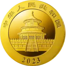 30g China Panda Gold Coin | 2023