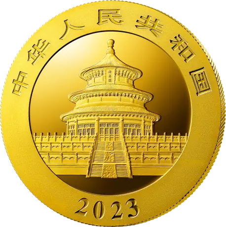 30g China Panda Goldm&uuml;nze | 2023