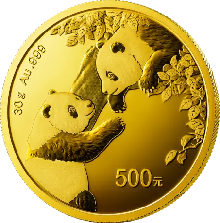 30g China Panda Goldm&uuml;nze | 2023