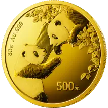 30g China Panda Gold Coin | 2023