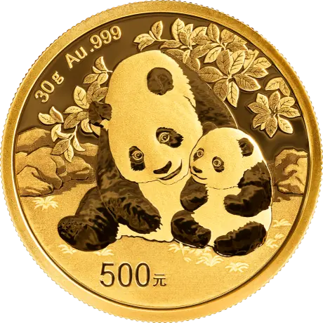 30g China Panda Gold Coin | 2024