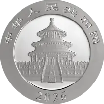 30g China Panda Silver Coin | 2026