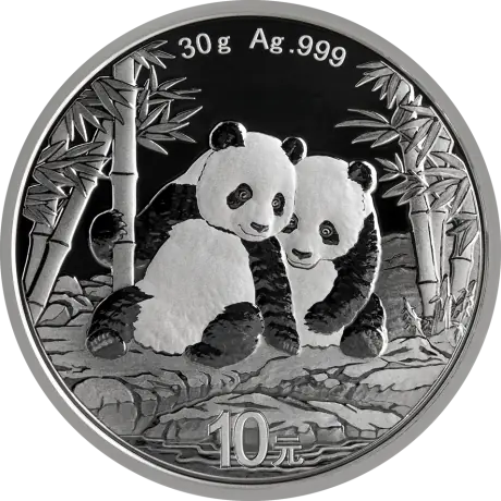 30 gr Panda Cinese | Argento | 2026 30 gr Panda Cinese | Argento | 2026