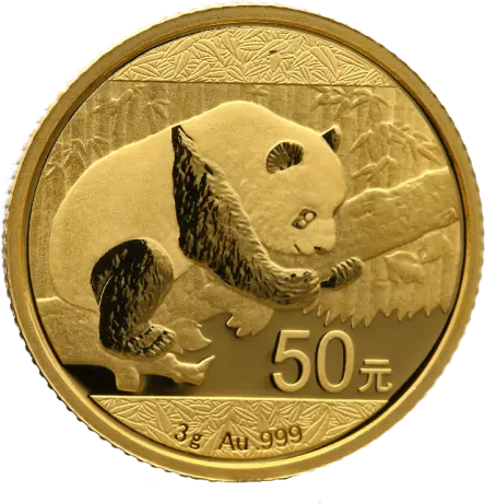3g China Panda | Gold | mixed years