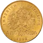 4 Florin 10 Francs | Gold | New Edition