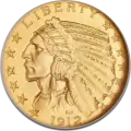 5 Dollar Half Eagle "Indian Head" | Gold | 1908-1929